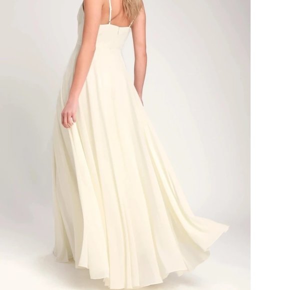 Cream Maxi Dress - NWT - Picture 3 of 7
